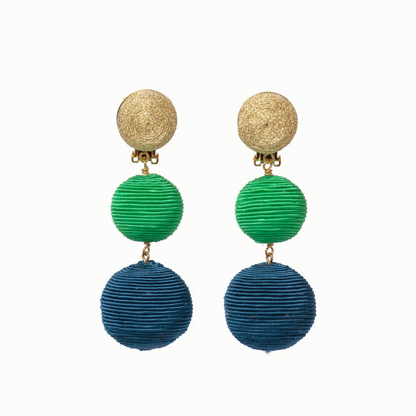 KEP Ball Drop Collection- 3 Drop Sparkle Gold, Bright Green, Navy