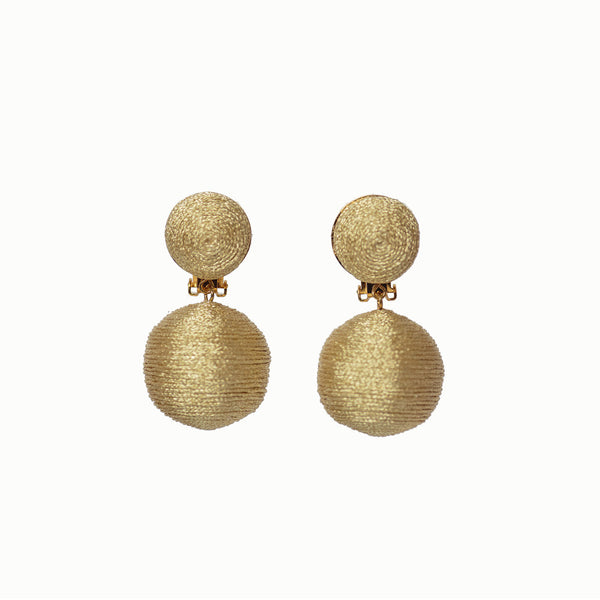KEP Ball Drop Collection - 2 Drop Sparkle Gold